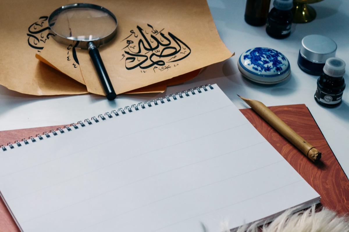 Notitieboek en pen voor ideeën